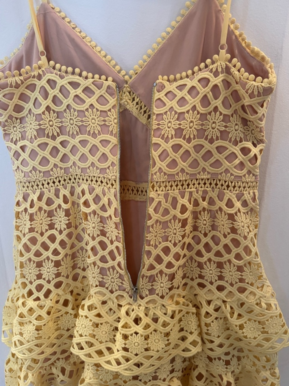 Lulu's Yellow Summer Lace Dress - Picture 4 of 7